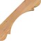 Ekena Millwork 3 1/2"W x 14"D x 14"H Olympic Smooth Knee Brace, Western Red Cedar BRC04X14X14OLY00SWR - alternate 4